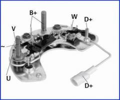 HÜco 139637 mostek prostowniczy alternatora 35a
