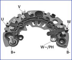 HÜco 139091 mostek prostowniczy alternatora