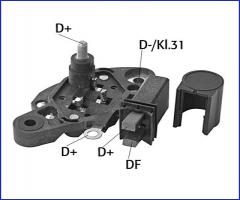 HÜco 130699 regulator napięcia 14v fiat, citroËn jumper platforma / podwozie (230)