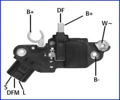 HÜco 130591 regulator napięcia 14v ford, ford mondeo ii (bap)