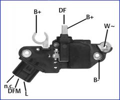 HÜco 130592 regulator napięcia 14v ford