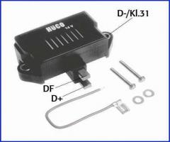 HÜco 130694 regulator napięcia 14,5v vw audi, peugeot 504 (a_, m_)