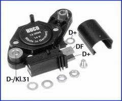HÜco 130696 regulator napięcia 14v audi vw, alfa romeo 145 (930), audi coupe (89, 8b), bmw 3 (e30)