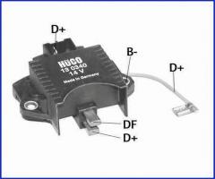 HÜco 130340 regulator napięcia 14v citroen, peugeot, alfa romeo ar 6 autobus (280), bmw 3 (e30)