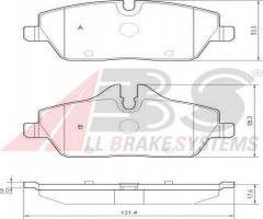 A.b.s. 37434 klocki hamulcowe bmw 1 e87 04 -, bmw 1 (e82) coupe , mini mini (r56)