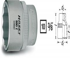 Hazet 880z-10 nasadka 12-kt 3/8
