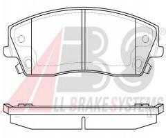 A.b.s. 37609 klocki hamulcowe chrysler 300c 04 -, chrysler 300 c (lx)