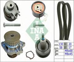 Ina 530053830 zestaw rozrządu z paskiem + pompa wody skoda, seat ibiza iv (6l1), skoda fabia (6y2)