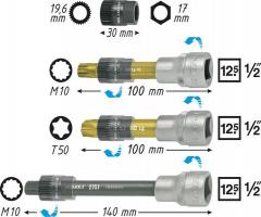 Hazet 4641/4 klucz do sprzęgiełek alternatora- zestaw