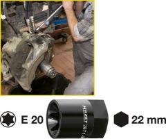 Hazet 2871-e20 klucz nasadowy do zacisków hamulcowych torx
