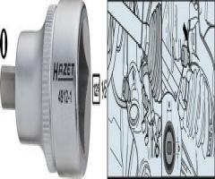 Hazet 4912-2 klucz do luzowania amortyzatorów
