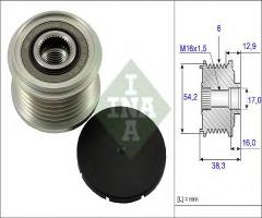 Ina 535006210 sprzęgło alternatora, citroËn berlingo (mf), fiat ulysse (179ax)