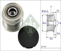 Ina 535006310 sprzęgło alternatora fiat, alfa romeo mito (955), bmw 3 (e91) touring 
