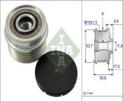 Ina 535007410 sprzęgło alternatora, ford mondeo iii sedan (b4y)