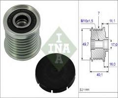 Ina 535002110 sprzęgło alternatora mercedes, mercedes-benz klasa s (w220)
