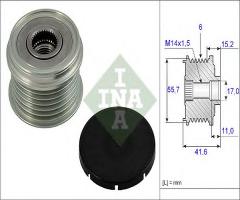 Ina 535002410 sprzęgło alternatora volvo, volvo s40 i (vs)
