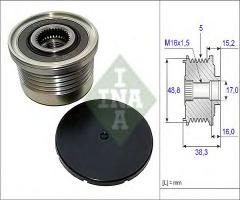 Ina 535004810 sprzęgło alternatora opel renault, mitsubishi carisma (da_)