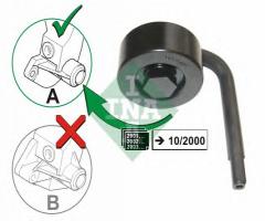 Ina 531078910 rolka napinacza bmw, bmw 7 (e38), opel omega b (25_, 26_, 27_)