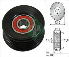 Ina 531085310 rolka napinacza honda, honda crx iii (eh, eg), rover 400 hatchback (rt)