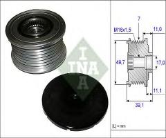 Ina 535008410 sprzęgło alternatora mercedes,, mercedes-benz klasa r (w251, v251)