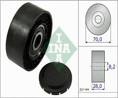 Ina 532046810 rolka odwracająca audi a4 b6 b7 b8 a6 c5 1.9tdi 2.0tdi, audi q5 (8r), seat exeo (3r2)