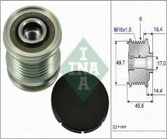 Ina 535016810 sprzęgło alternatora mercedes, mercedes-benz cls (c218)