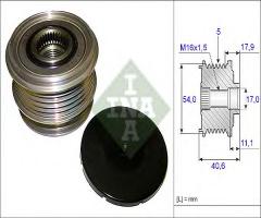 Ina 535012110 sprzęgło alternatora volvo, ford s-max (wa6), volvo v60