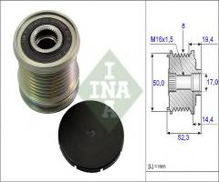 Ina 535011110 sprzęgło alternatora mercedes,, mercedes-benz klasa r (w251, v251)