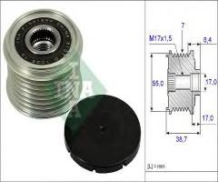 Ina 535023910 sprzęgło alternatora infiniti, infiniti fx, nissan navara (d40)