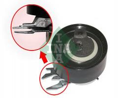 Ina 531025230 rolka napinacza vw audi, seat ibiza ii (6k1), skoda felicia i (6u1), vw golf iii (1h1)
