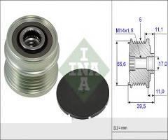 Ina 535021810 sprzęgło alternatora ford, ford focus ii (da_), volvo s40 ii (ms)
