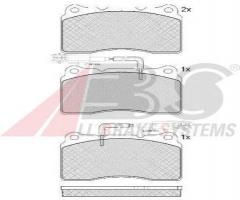 A.b.s. 37465 klocki hamulcowe alfa romeo 156 1,9jtd 16v 04-05, alfa romeo 156 sportwagon (932)