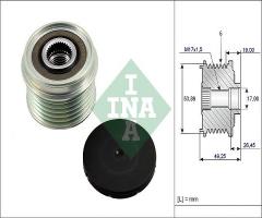 Ina 535023310 sprzęgło alternatora suzuki, suzuki jimny (fj)