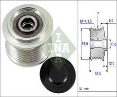 Ina 535022910 sprzęgło alternatora honda, honda civic ix (fk)
