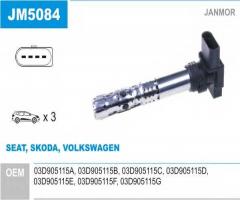 Janmor jm5084 cewka zapłonowa skoda vw, seat ibiza iv (6l1), skoda fabia (6y2), vw polo (9n_)