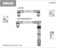 Janmor abu40 przewody wysokiego napięcia komplet audi, audi 90 (89, 89q, 8a, b3)