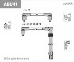 Janmor abu41 przewody wysokiego napięcia komplet audi, audi coupe (89, 8b)