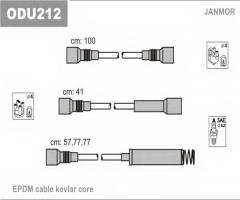 Janmor odu212 przewody wysokiego napięcia komplet , opel omega a (16_, 17_, 19_)