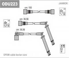 Janmor odu223 przewody wysokiego napięcia komplet , opel kadett e hatchback (33_, 34_, 43_, 44_)