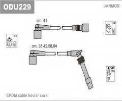 Janmor odu229 przewody wysokiego napięcia komplet , opel astra f hatchback (53_, 54_, 58_, 59_)
