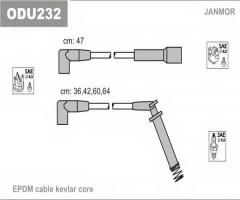 Janmor odu232 przewody wysokiego napięcia komplet , opel kadett e hatchback (33_, 34_, 43_, 44_)