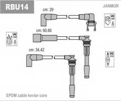 Janmor rbu14 przewody wysokiego napięcia komplet , renault 19 ii (b/c53_)