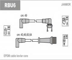 Janmor rbu6 przewody wysokiego napięcia komplet , renault 21 sedan (l48_)