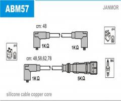 Janmor abm57 przewody wysokiego napięcia komplet seat, vw, seat arosa (6h), vw polo classic (6kv2)