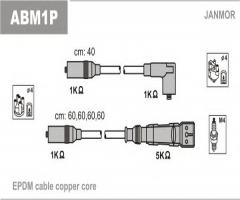 Janmor abm1p przewody wysokiego napięcia komplet audi, audi 100 (4a, c4)