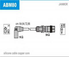 Janmor abm80 przewody wysokiego napięcia komplet seat, vw, seat inca (6k9), vw polo classic (6kv2)