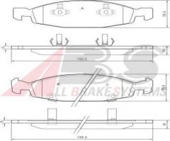 A.b.s. 38790 klocki hamulcowe jeep grand cherokee 99 -, jeep cherokee (xj)