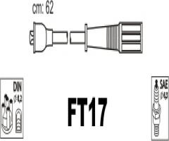 Janmor ft17 przewody wysokiego napięcia fiat