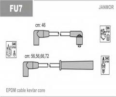 Janmor fu7 przewody wysokiego napięcia komplet ford, ford sierra hatchback (gbc, gbg)