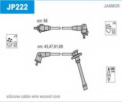 Janmor jp222 przewody wysokiego napięcia komplet daihatsu, daihatsu charade iv (g200, g202)
